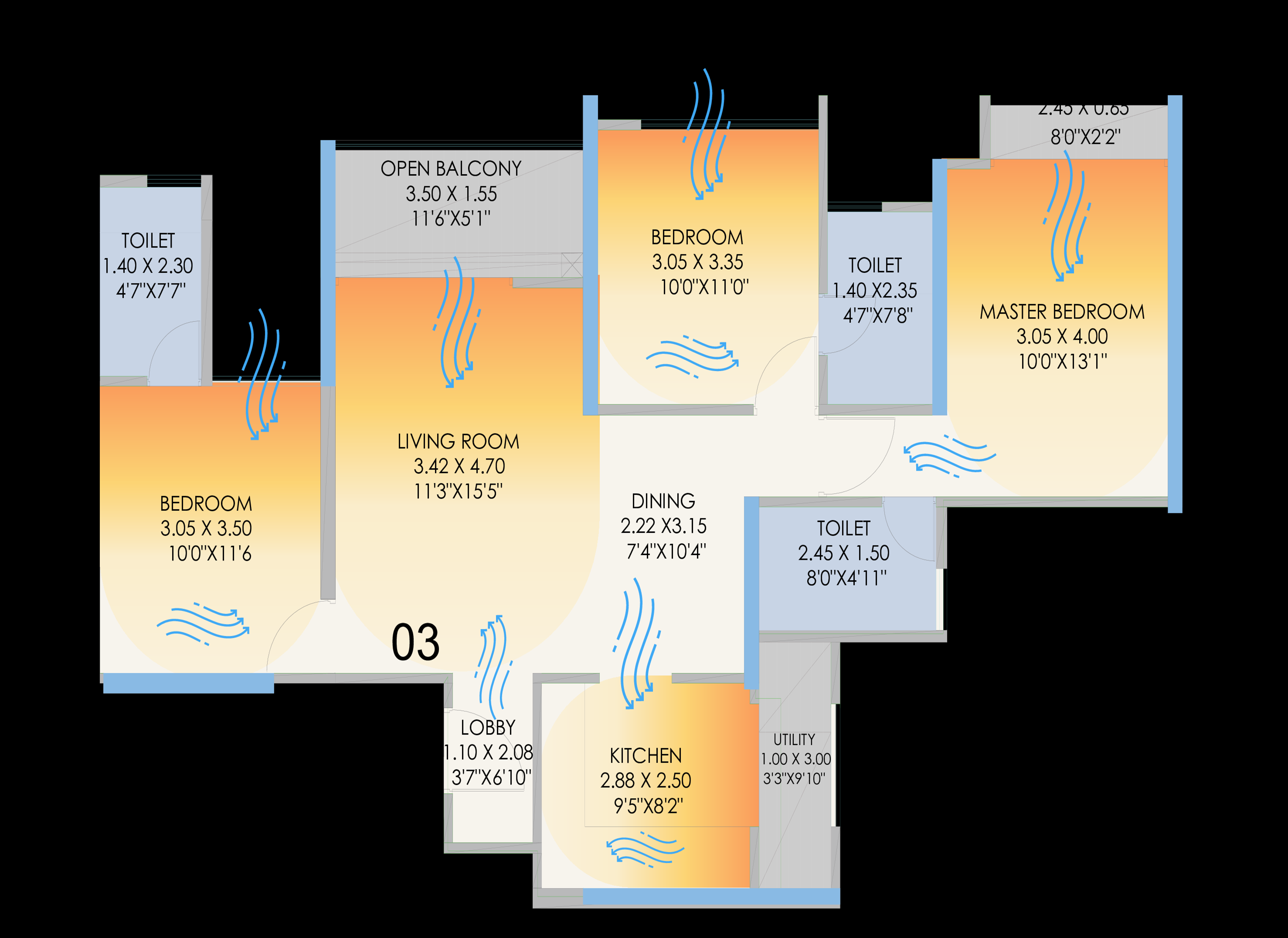 2 BHK Plan